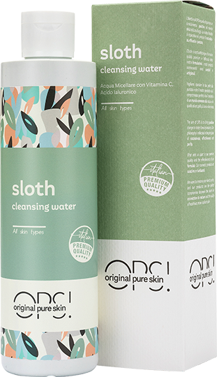 Sloth acqua micellare idratante con vitamina C con astuccio