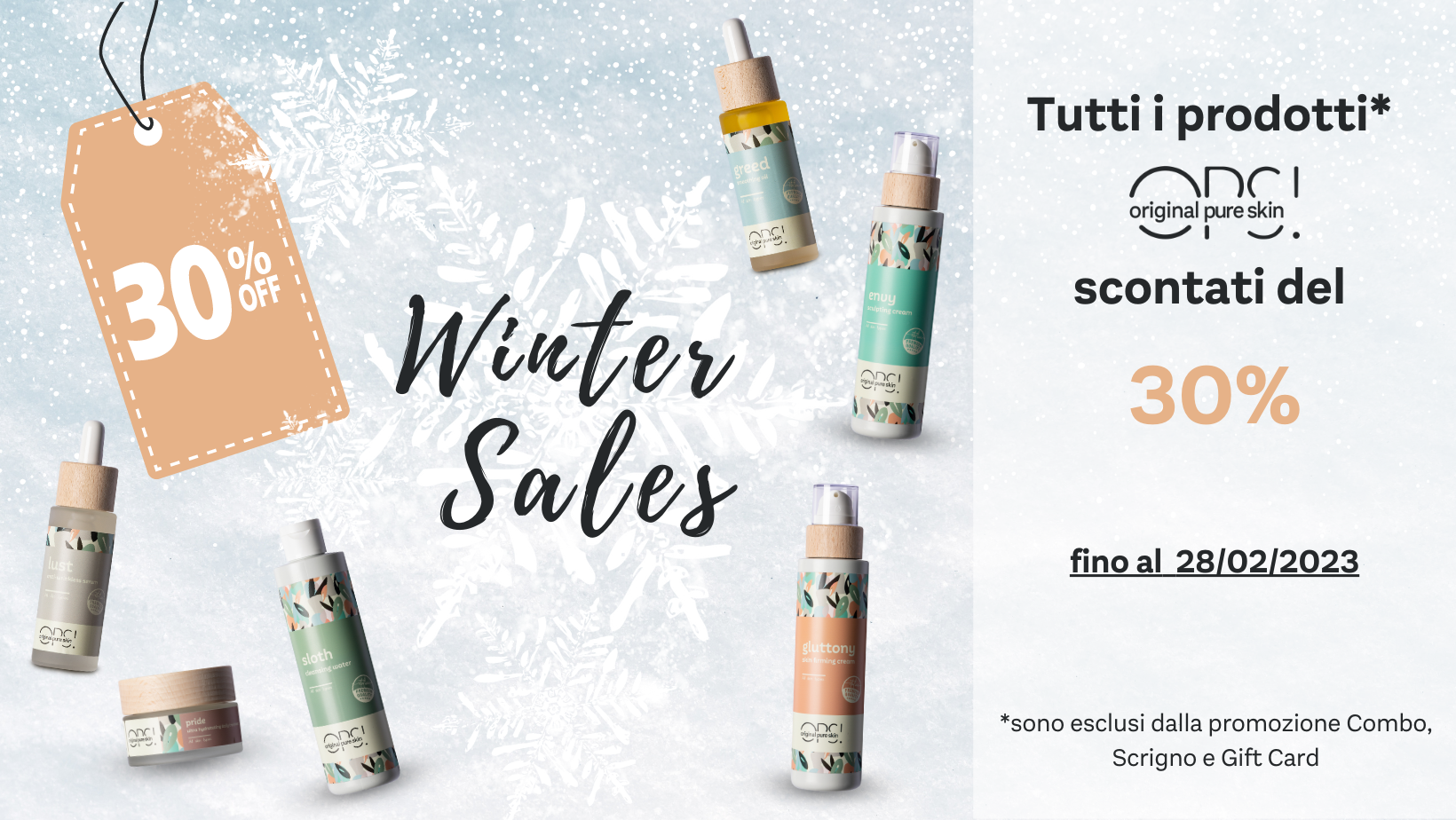 Winter Sales 30% off